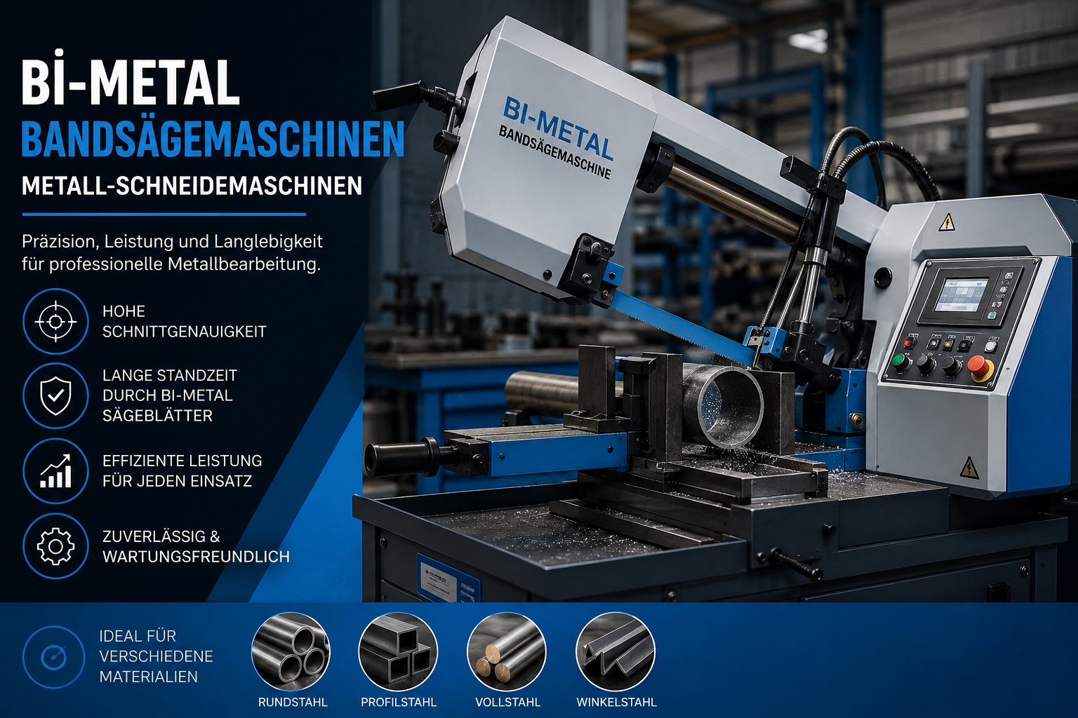 Metall Bandsägeblätter online kaufen: Spezialisierte Blätter für Metallbearbeitung